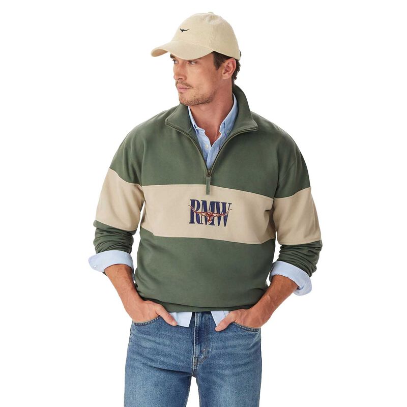 R.M. Williams Heritage 1/4 Zip Sweatshirt image number 0